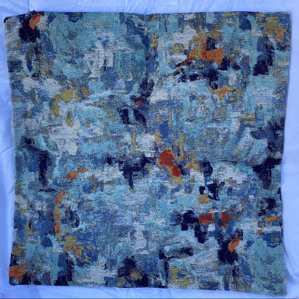 West Elm Watercolor Tapestry Pillow Cover